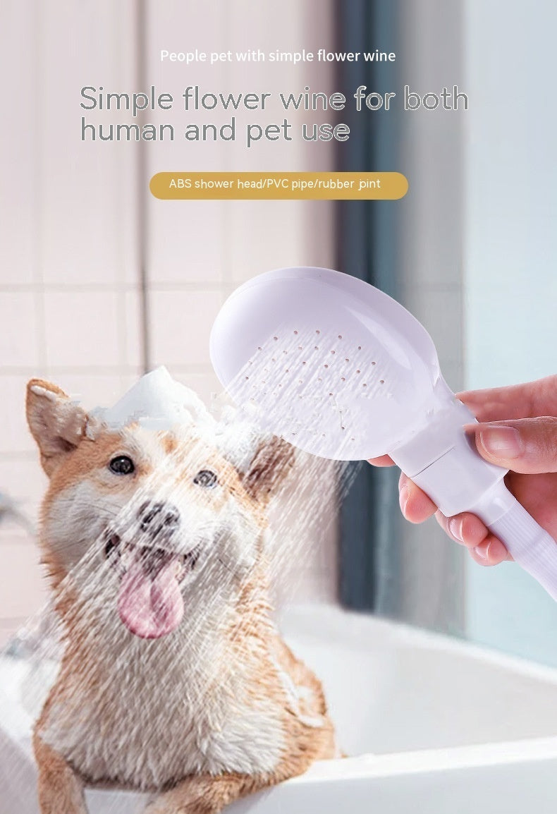 Pet Shower Nozzle Household Shower Dogs And Cats Cleaning Supplies Purrfect Pawz