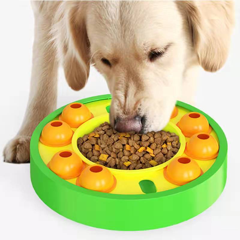Dog Pets Puzzle Toys Slow Feeder Interactive Increase Puppy IQ Food Dispenser Slowly Eating NonSlip Bowl Pet Dogs Training Game Purrfect Pawz