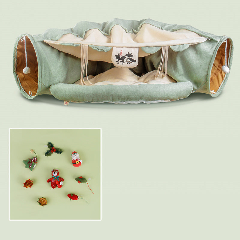 Four Seasons Universal Cat Tunnel Cat Bed Purrfect Pawz