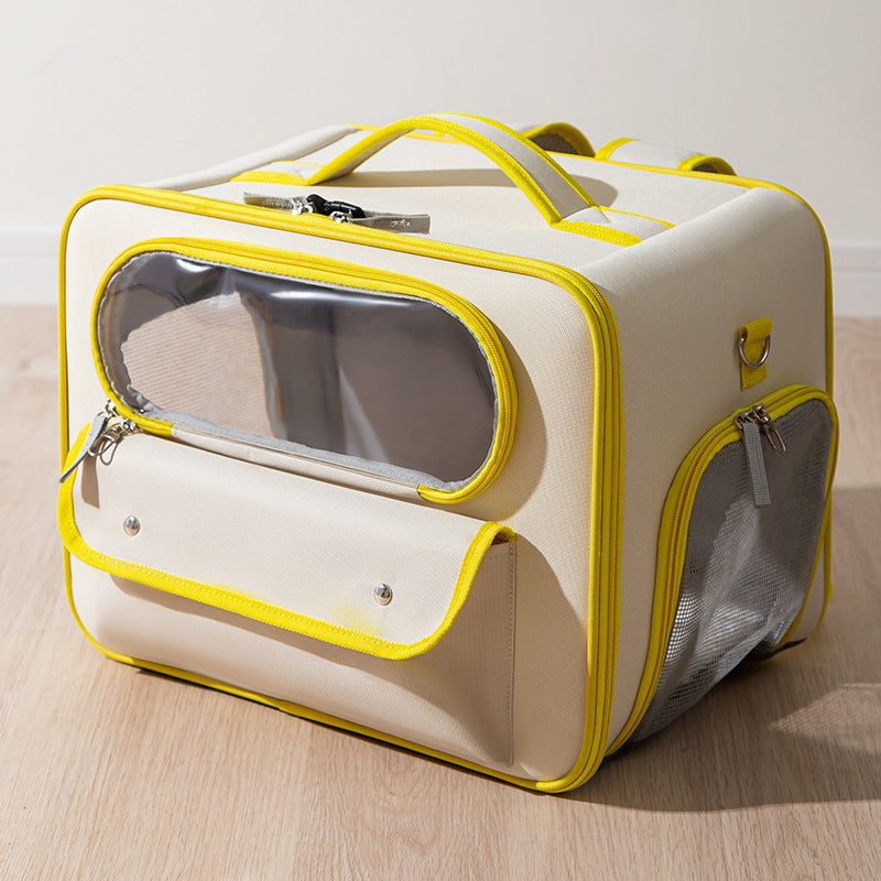 Large Capacity Dogs And Cats Backpack Light-proof Double Layer Purrfect Pawz