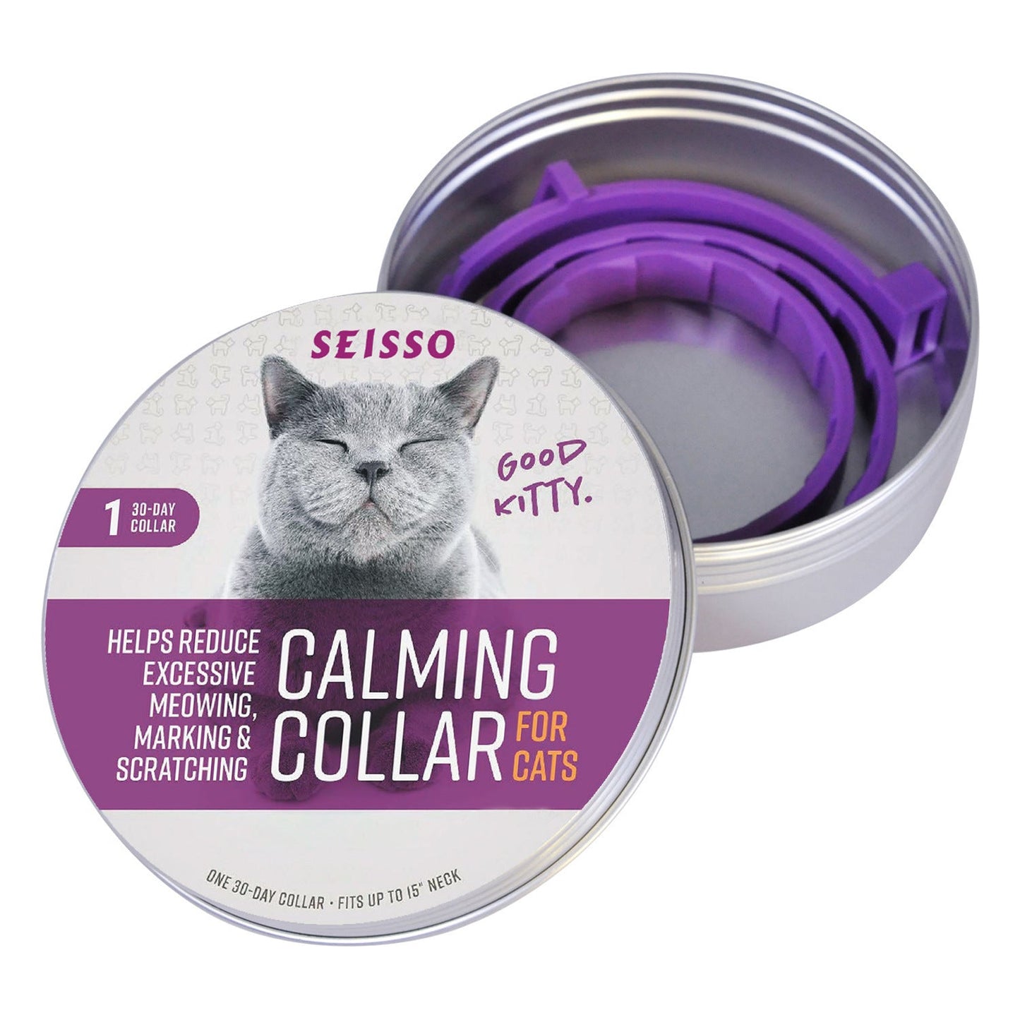 Pet Calm Collar Cat Comfort Collar Relieve Anxiety Purrfect Pawz
