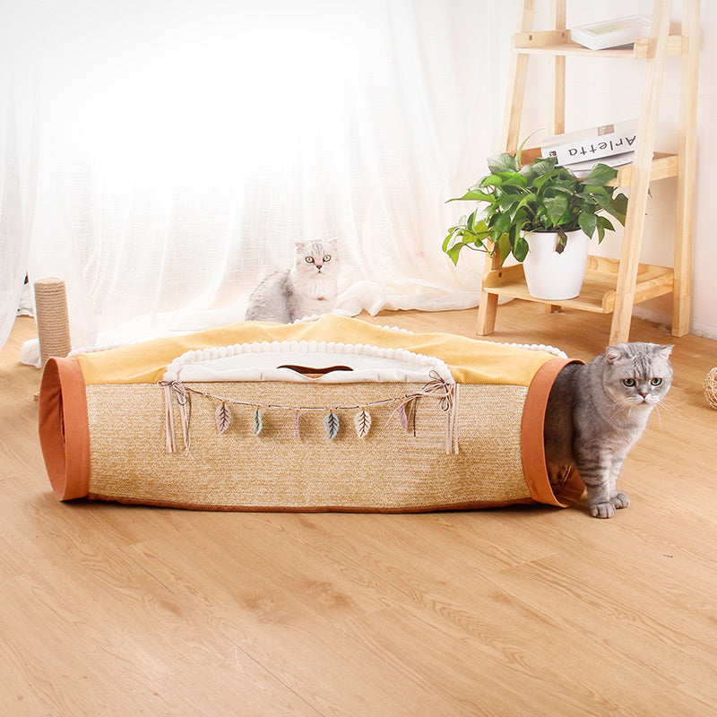 Four Seasons Universal Cat Tunnel Cat Bed Purrfect Pawz
