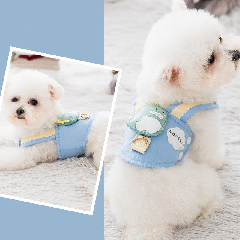 Cute Pet Dog Harness Leash Set Purrfect Pawz