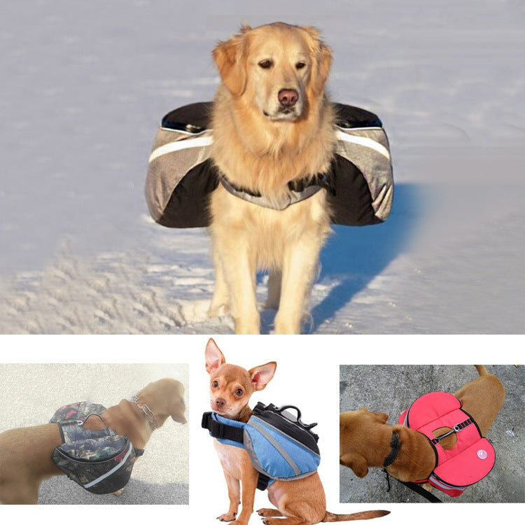 Dogs go out from backpack Purrfect Pawz