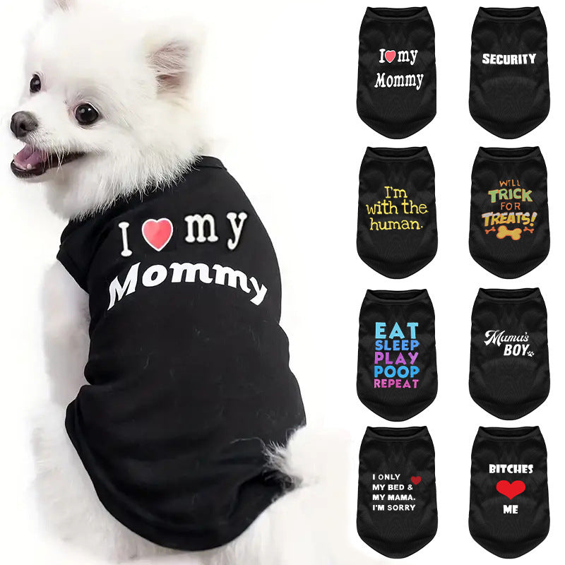 Cat Clothes Breathable Cute Summer Thin Poodle Cartoon Pet Vest Purrfect Pawz