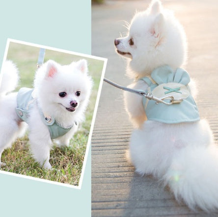 Cute Pet Dog Harness Leash Set Purrfect Pawz