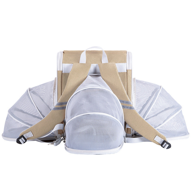 Extendable Tent Bag Foldable Dogs And Cats Backpack Purrfect Pawz