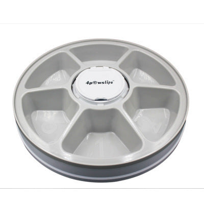 Dogs Timing Six-grid Feeder Cat Quantitative Music Automatic Feeder Purrfect Pawz