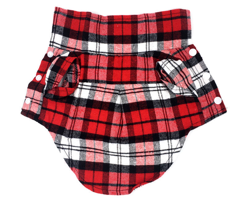 Pet Plaid Shirt Spring And Summer Dog Clothes Purrfect Pawz