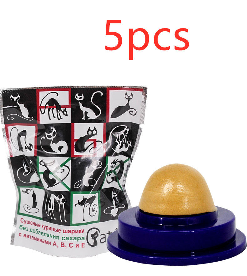 Pet Cat Sugar Energy Ball Lick Toys Catnip Purrfect Pawz