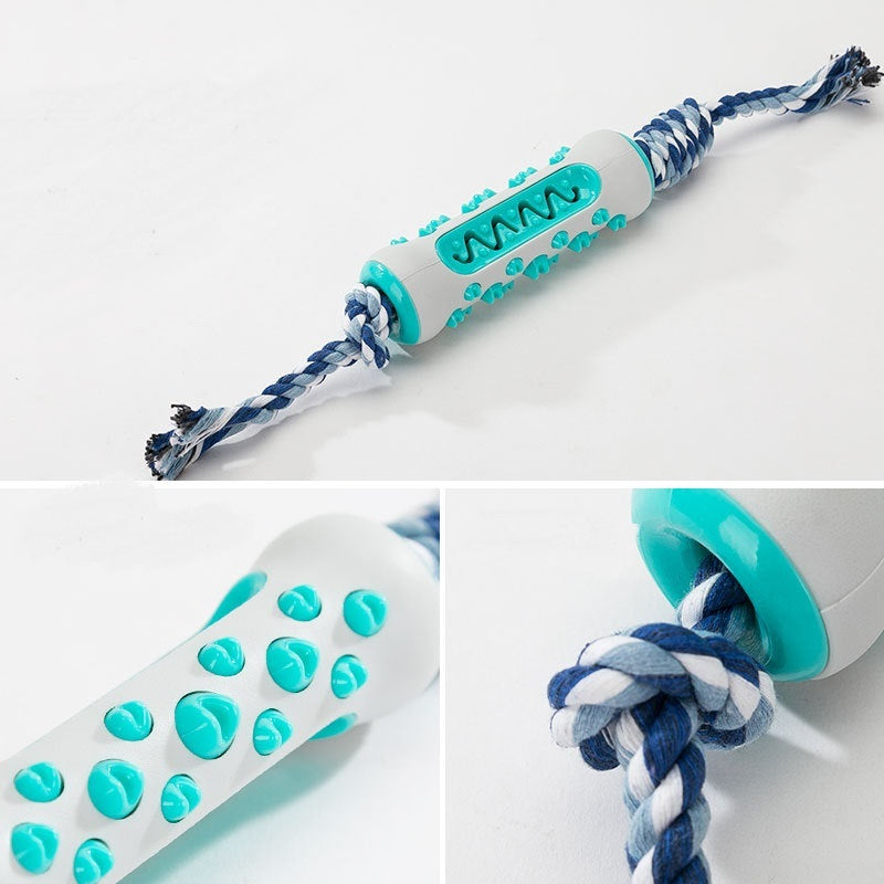 Dog Biting Rope Tug-Of-War Toy Ball Resistant To Biting Teeth Small Large Dogs Purrfect Pawz