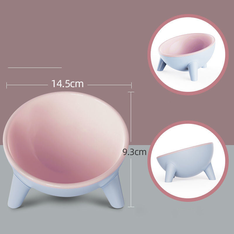 Cat Dog Bowl With Stand Pet Feeding Food Bowls Dogs Bunny Rabbit Nordic Color Feeder Product Supplies Pet Accessories Purrfect Pawz