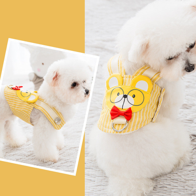 Cute Pet Dog Harness Leash Set Purrfect Pawz