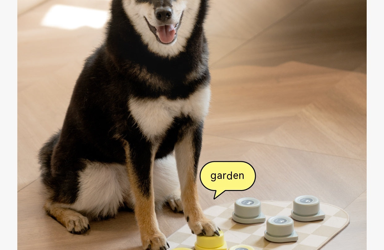 Pet Small Size Ac Cat Voice Stitching Miniature Recording Dog Training Talking Button Purrfect Pawz