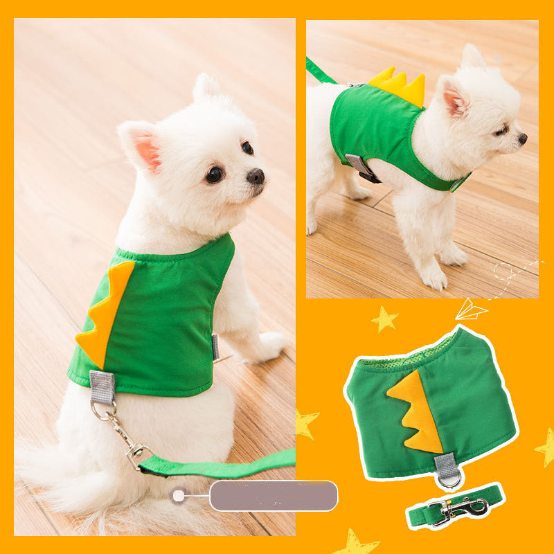 Cute Pet Dog Harness Leash Set Purrfect Pawz