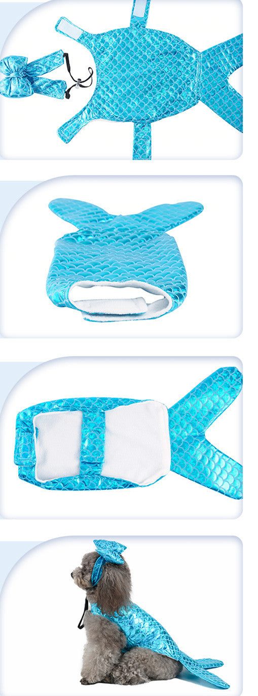 Mermaid Accessories Small Dog Cat Dog Clothes Purrfect Pawz