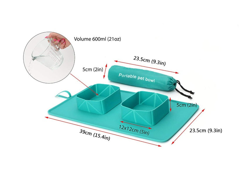 Dogs Puppy Bowls Silicone Bowls Purrfect Pawz