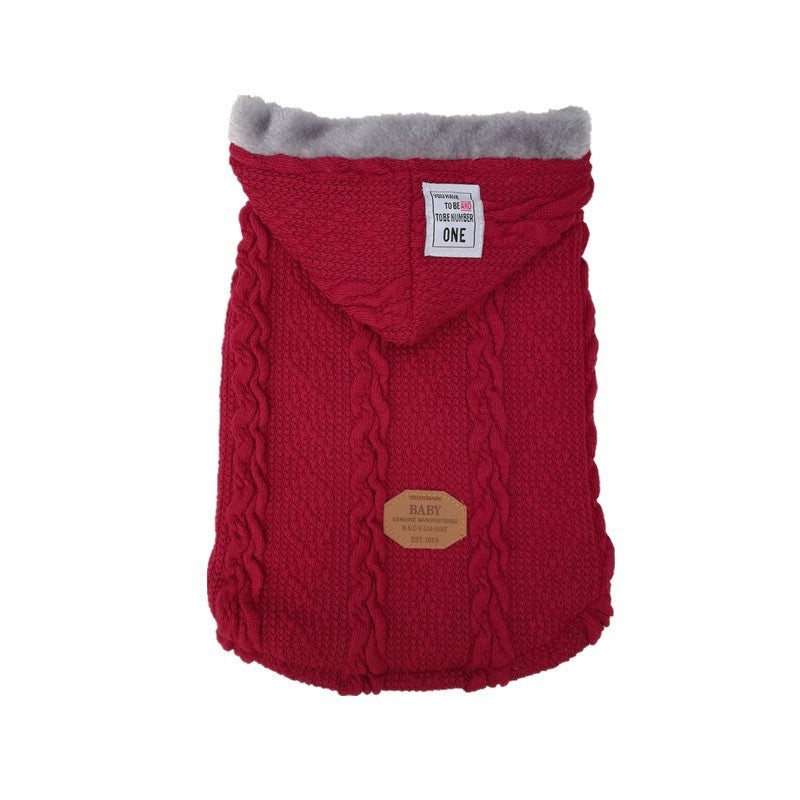 Plush Pet Clothes Soft And Comfortable Thick Warm Dog Clothes Purrfect Pawz