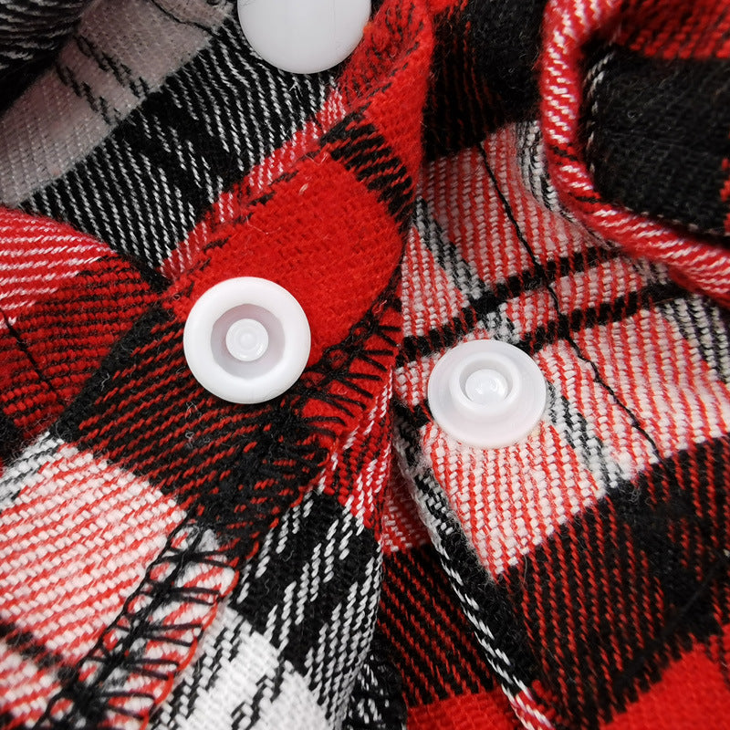 Pet Plaid Shirt Spring And Summer Dog Clothes Purrfect Pawz