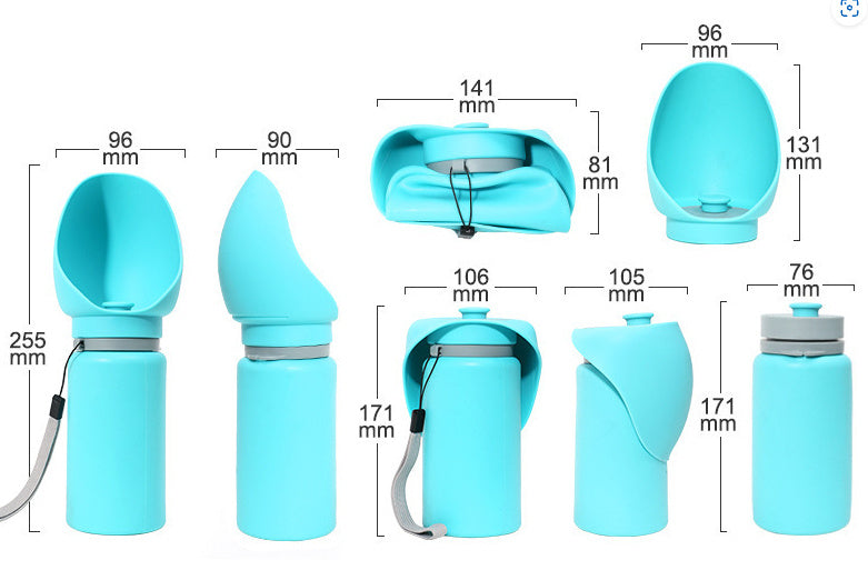 Folding Pet Outdoor Walking Mug Portable Travel Water Bottle Puppy Cats Dogs Drinking Water Dispenser Cup Supplies Purrfect Pawz