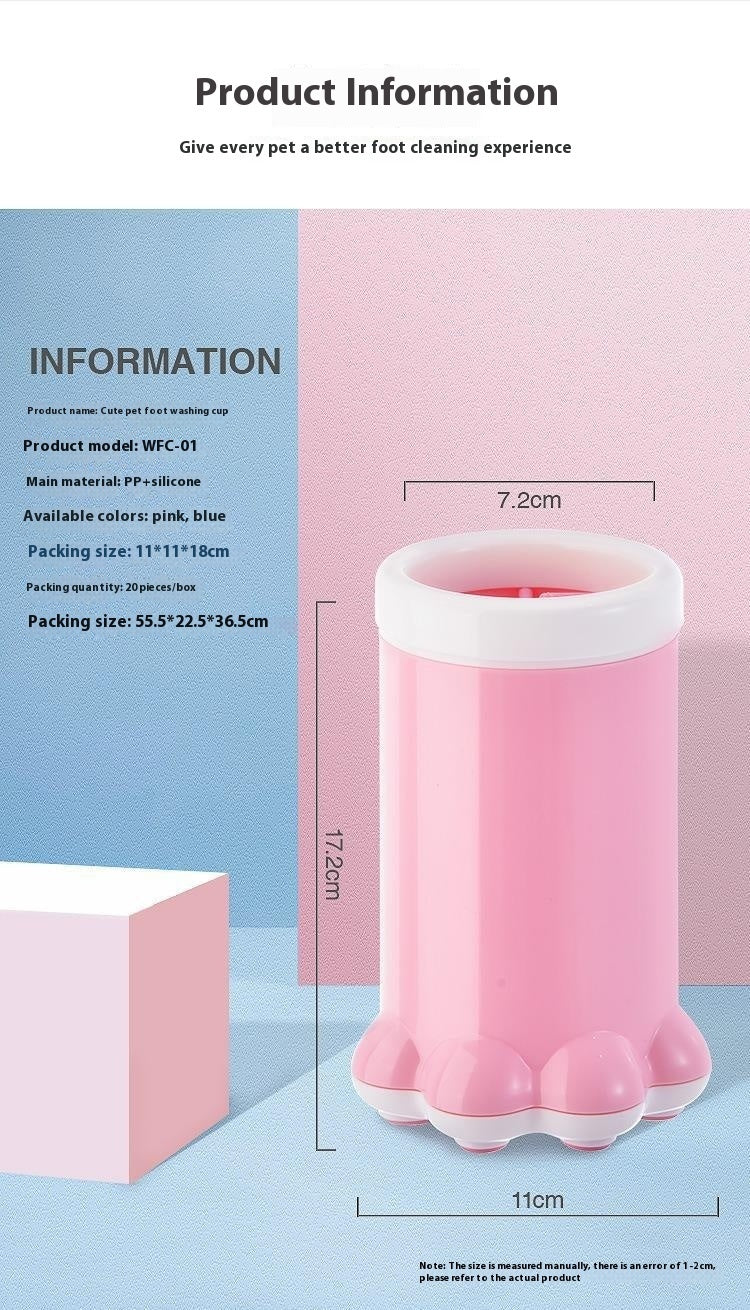 Dog Cleaning And Beauty Tools Portable Pets Dog's Paw Large Silicone Foot-washing Machine Pet Products Purrfect Pawz