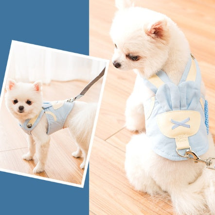 Cute Pet Dog Harness Leash Set Purrfect Pawz