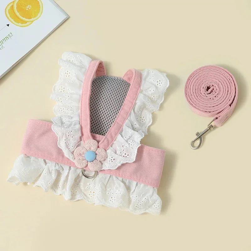 Pet Leash Dog Collar Summer Clothes For Cats And Dogs Baby Dog Safety Rope Back Strap Dog Walking Rope Special For Puppies Purrfect Pawz