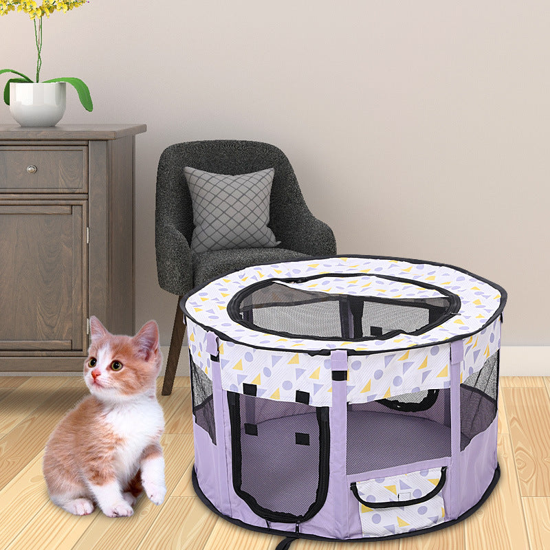 Foldable Closed Tent For Pet Dogs And Cats Purrfect Pawz