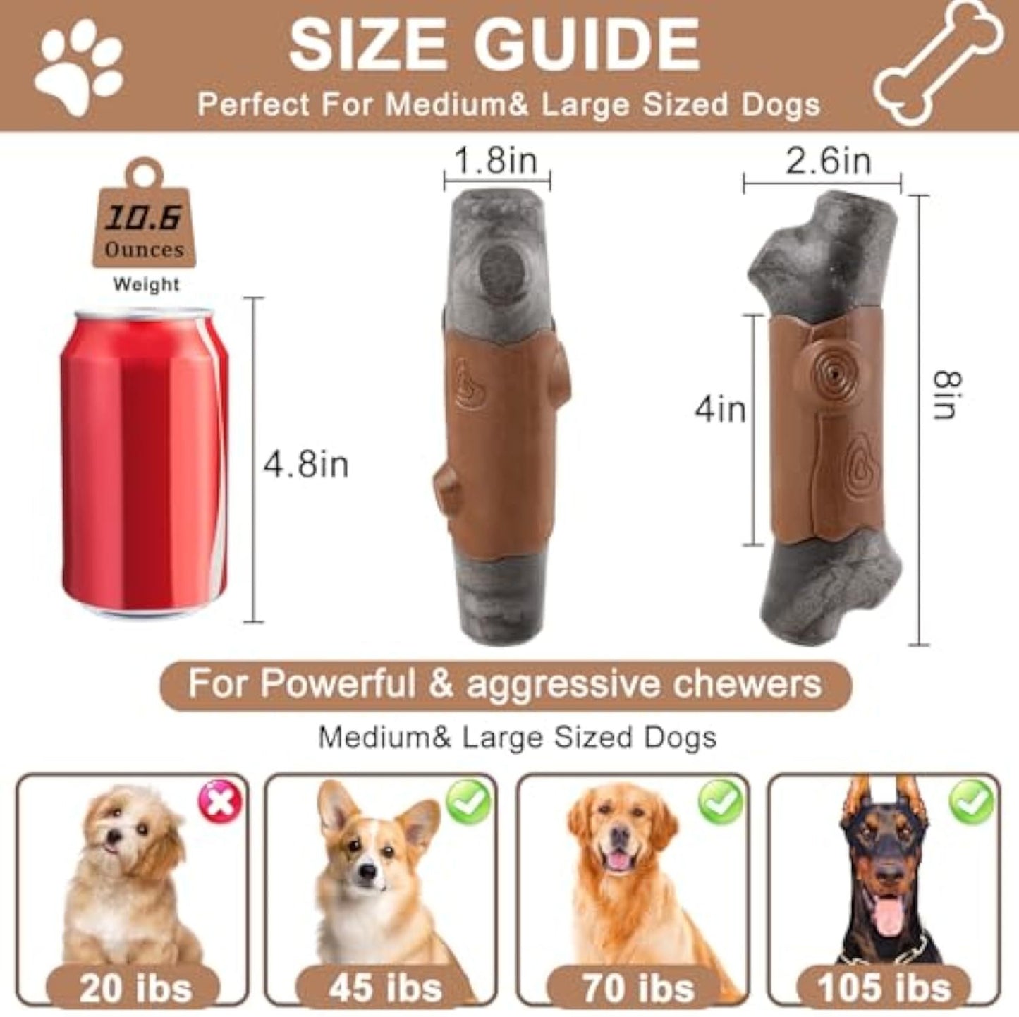Tough Dog Toys For Aggressive Chewers Large Breed Indestructible Dog Toys Durable Dog Chew Toys For Large Dogs Bacon Flavor Dog Chew Toys For Aggressive Chewers Durable Large Dog Toys For Big Dogs Purrfect Pawz
