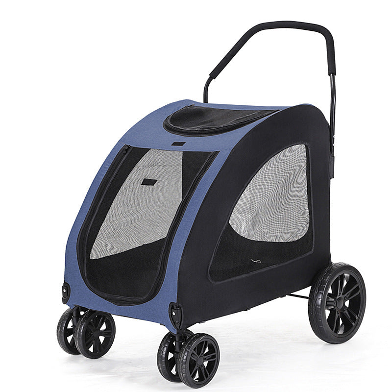 Pet Stroller Medium To Large Dogs Elderly Dog Disabled Walking Cat Out Lightweight Portable Foldable Dog Walking Car Purrfect Pawz