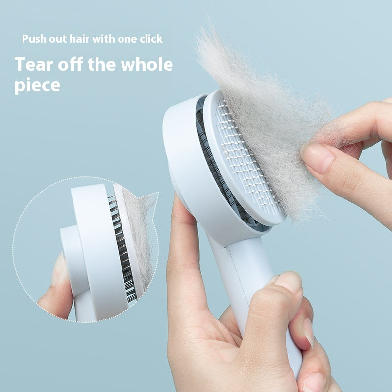 Pet Needle Comb Hair Remover Brush Dog And Cat Pet Comb Self Cleaning Massage Brushes Grooming Supplies Purrfect Pawz