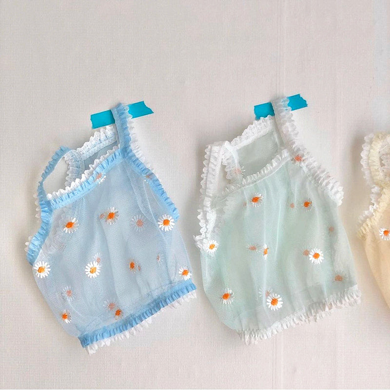 Mesh Embroidery Pet Cat Than Bear Bomei Schneider Teddy Dog Poodle VIP Clothes Summer Thin Purrfect Pawz