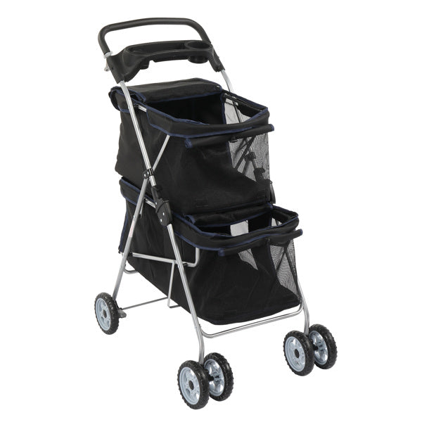 4-wheeled Double-decker Style, Pet Strollers Purrfect Pawz
