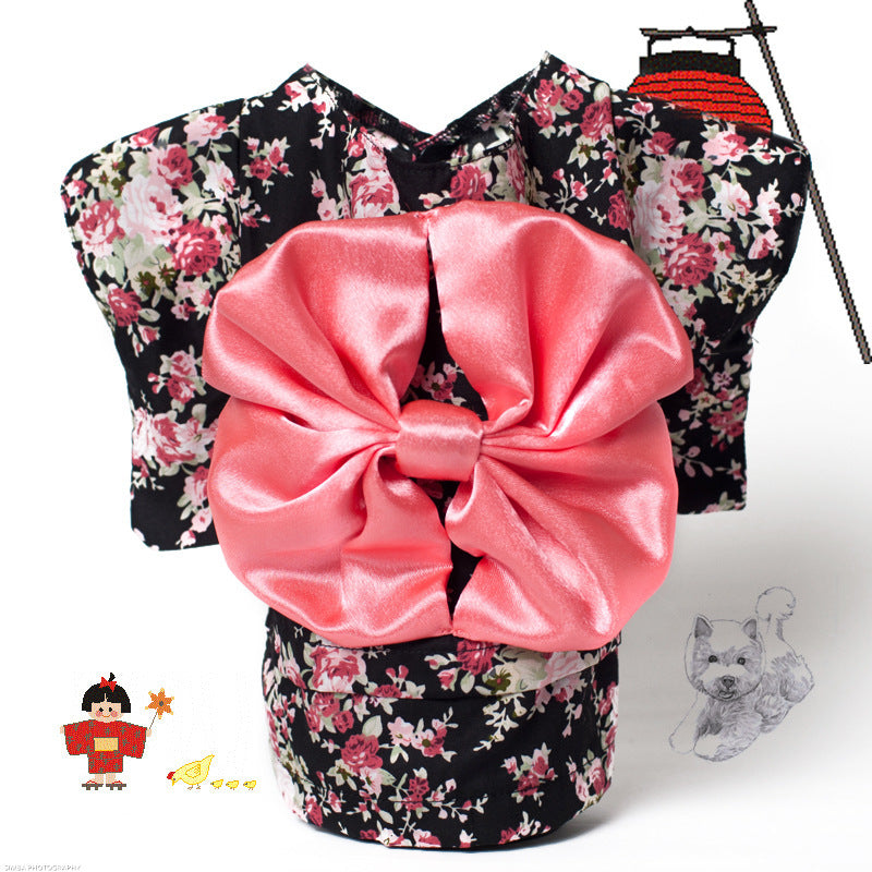Pet dog kimono dog clothes pet spring and summer clothes Purrfect Pawz