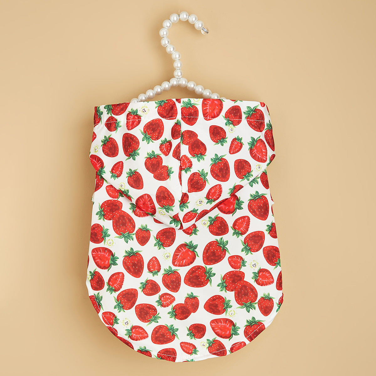Strawberry Pattern Spring And Summer Dog Clothes Waterproof Purrfect Pawz