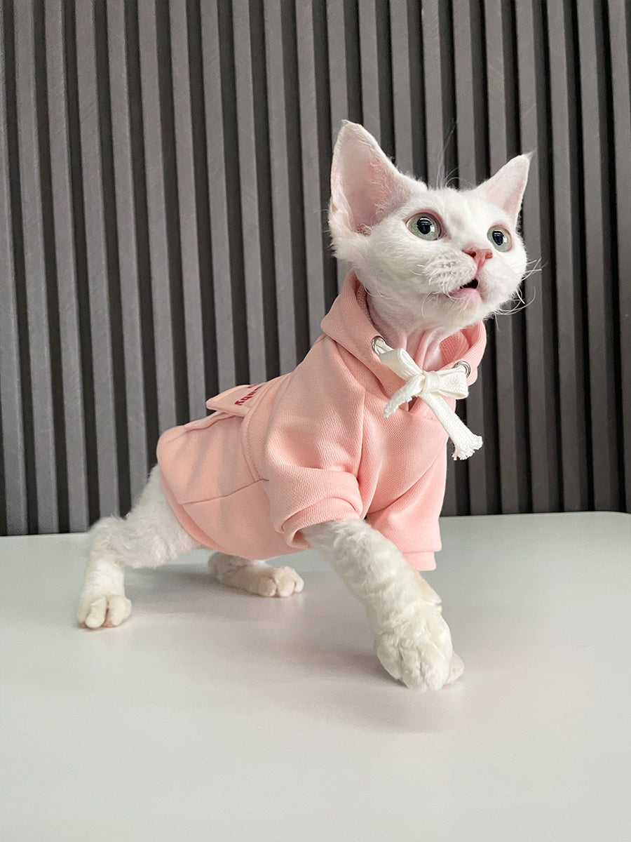 Pure Cotton Hooded Sweater Trendy Brand Warm Autumn And Winter Purrfect Pawz