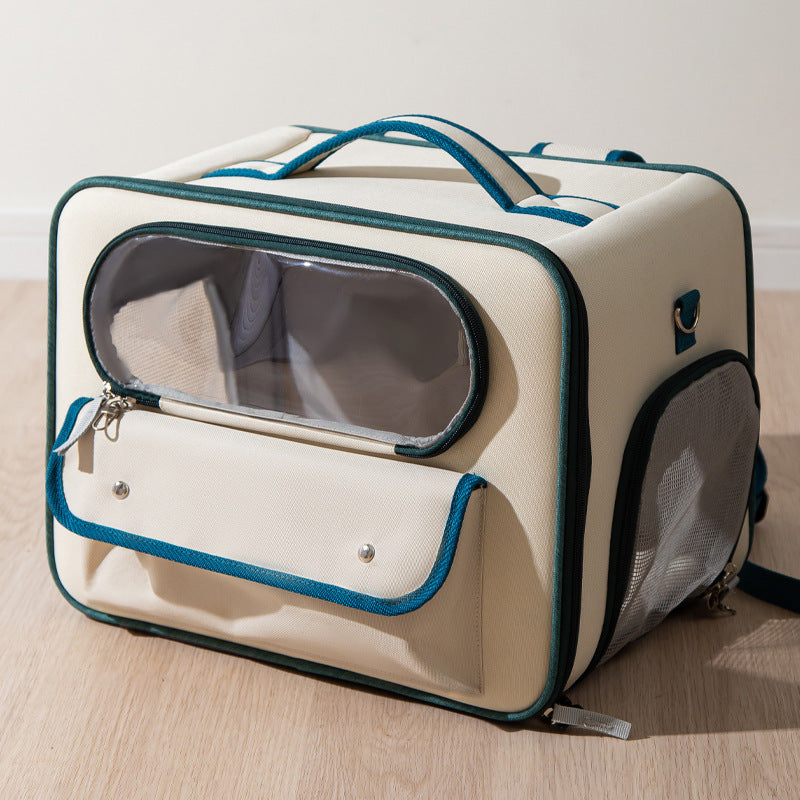 Large Capacity Dogs And Cats Backpack Light-proof Double Layer Purrfect Pawz