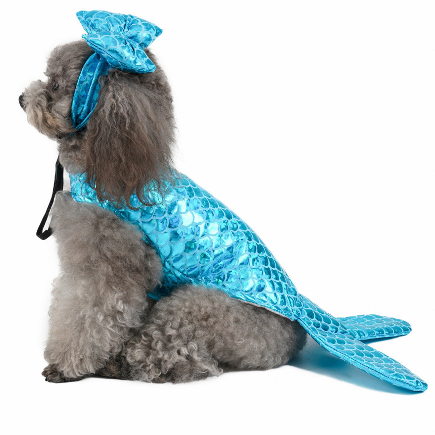 Mermaid Accessories Small Dog Cat Dog Clothes Purrfect Pawz