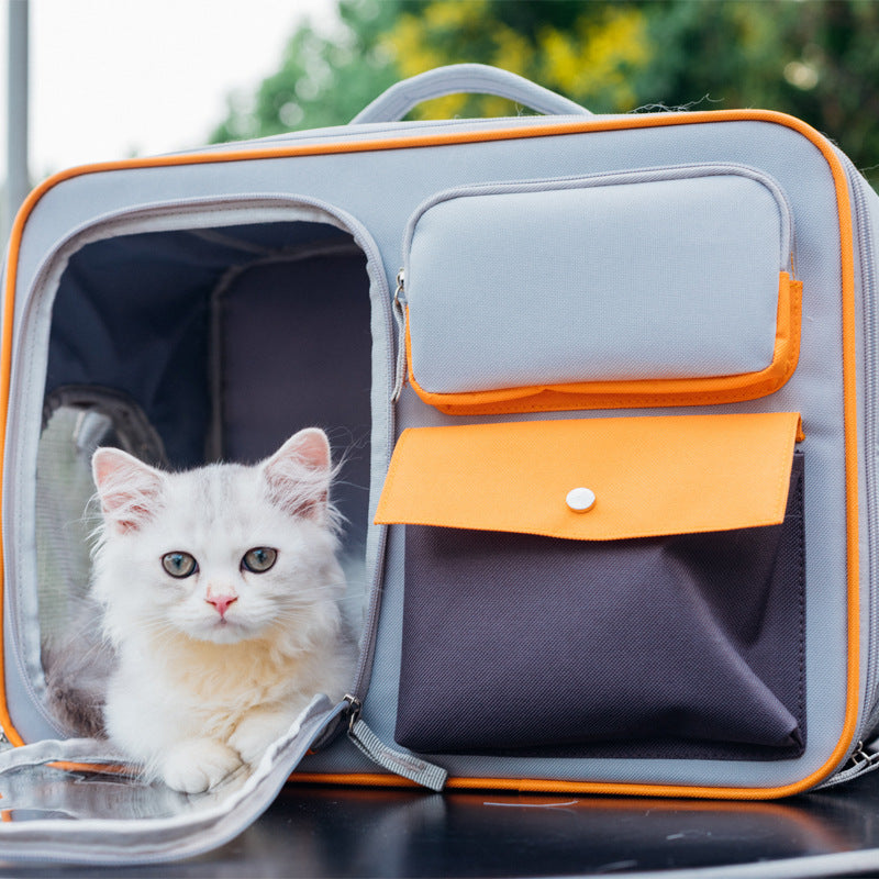 Large Capacity Dogs And Cats Backpack Light-proof Double Layer Purrfect Pawz