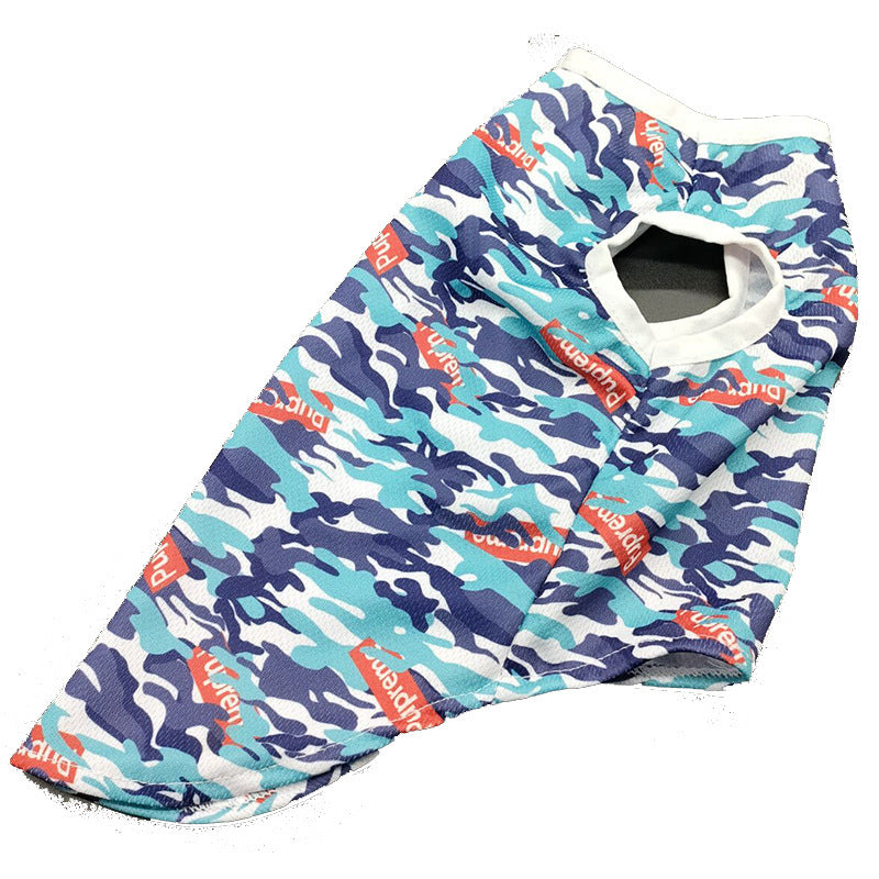 Spring And Summer Camouflage Dog Vest Clothes Purrfect Pawz
