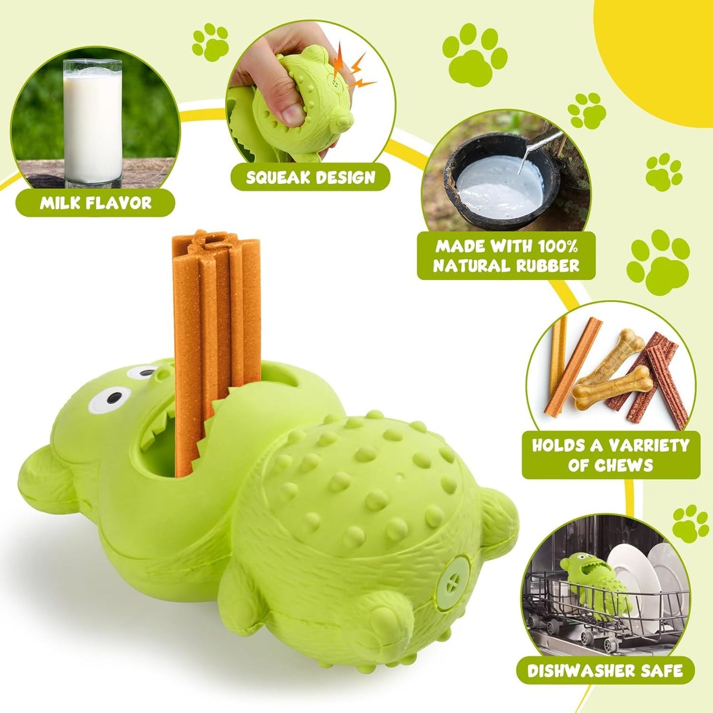 Dog Toys For Aggressive Chewers Natural Rubber Squeaky Dog Toys Indestructible Dog Toy Dog Chew Toys For Aggressive Chewers Interactive Tough Durable Dog Toys Dog Toys To Keep Them Busy Purrfect Pawz