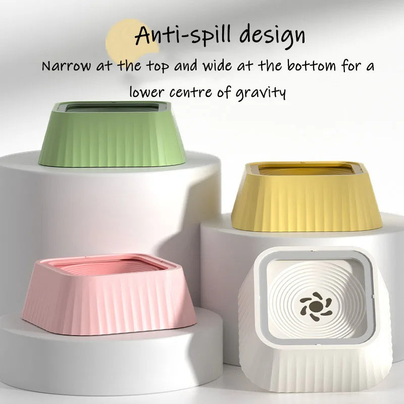 Pets Dog Cat Bowl Floating Bowl Water Drinker Not Wet Mouth Splash Water Portable Dog Bowl Not Sprinkler Pet Drinking Bowl Cup Pet Products Purrfect Pawz