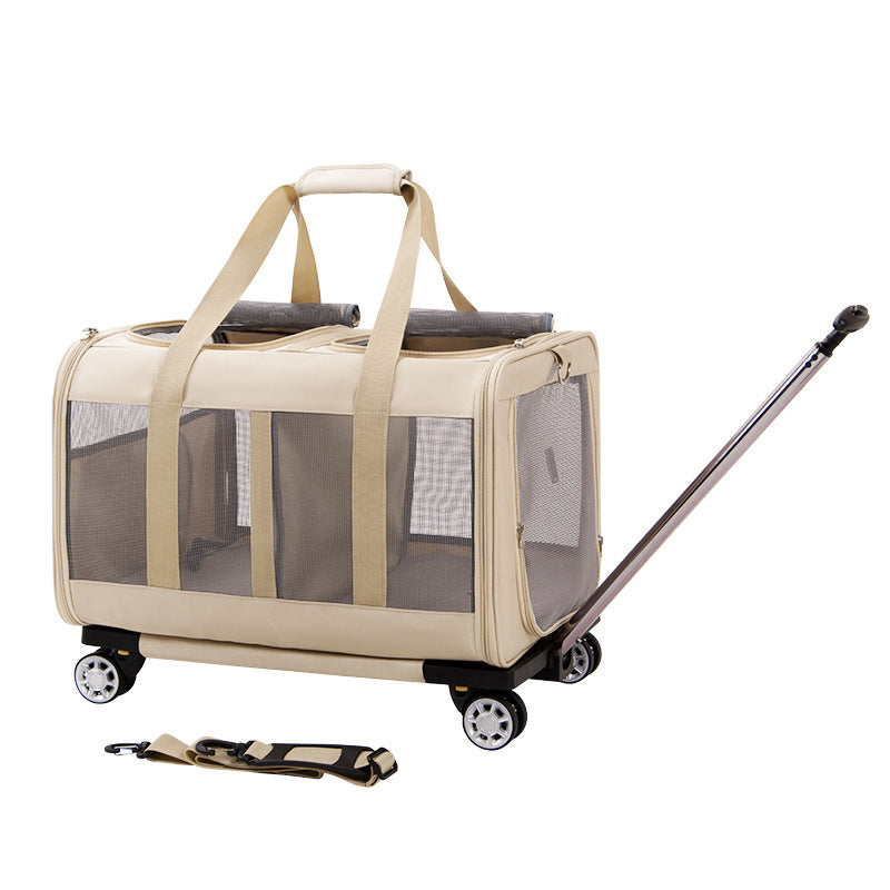 Large Pet Trolley Bag Cat Purrfect Pawz