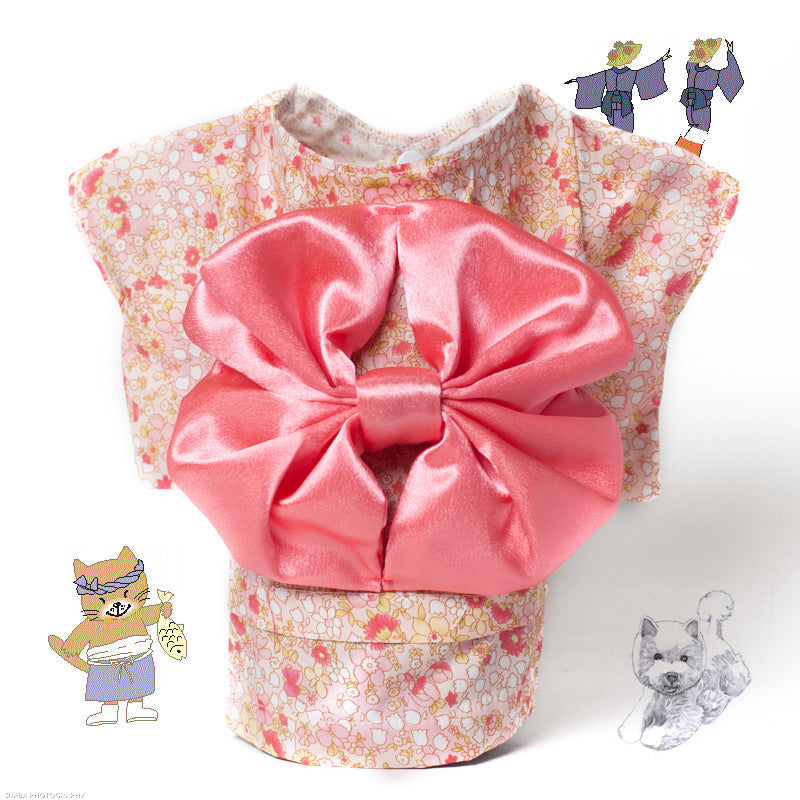 Pet dog kimono dog clothes pet spring and summer clothes Purrfect Pawz