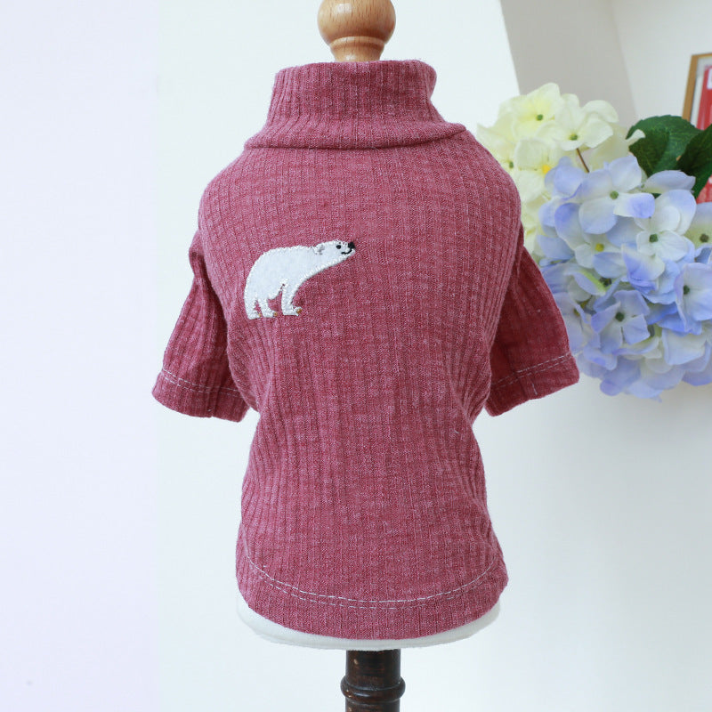 Autumn And Winter Comfortable Home Letter Dog Clothes Purrfect Pawz