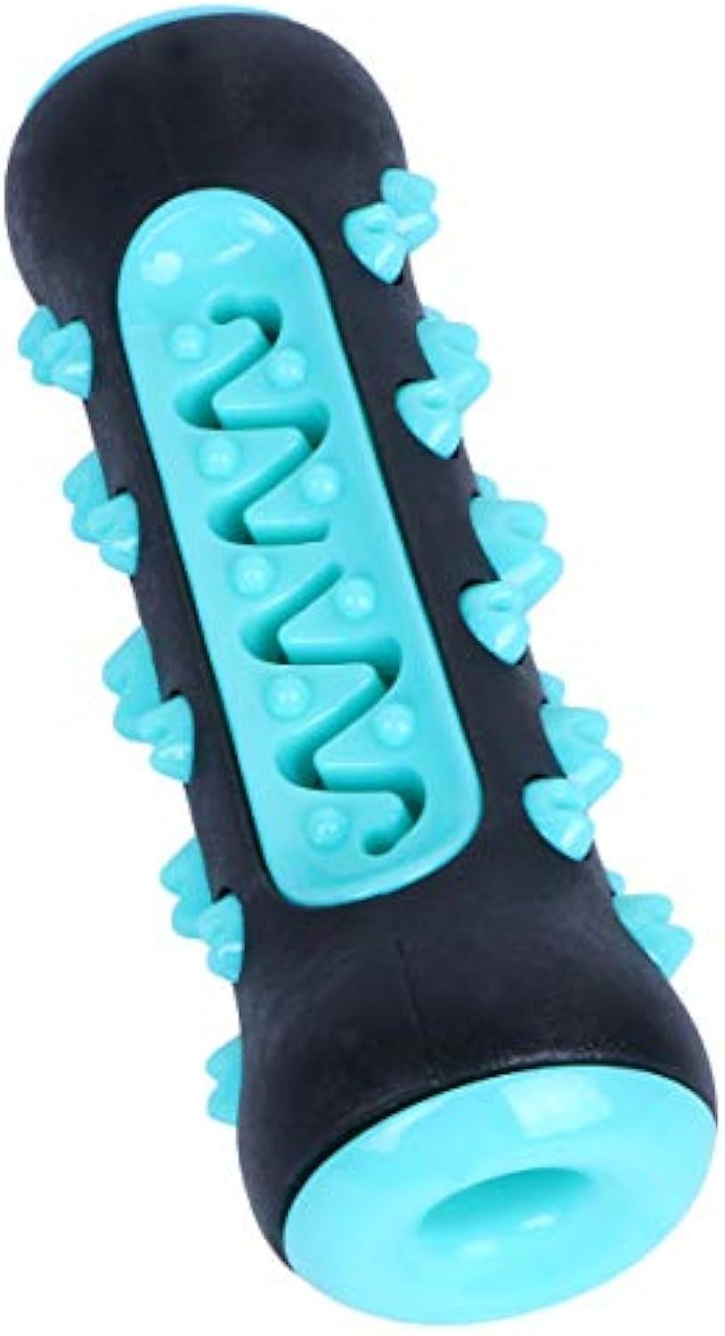 Dog Toothbrush Chew Toy Puppy Dog Teeth Cleaning Stick Natural Rubber Dental Teether Molar Toys For Dog Pets Purrfect Pawz