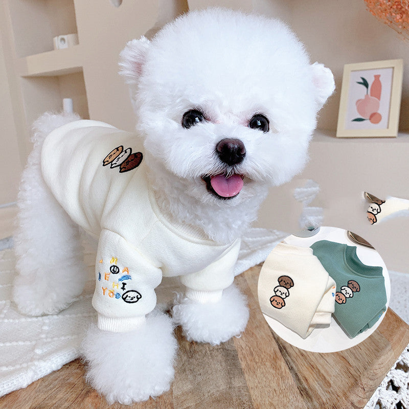 Parent-child Wear Sweater Autumn And Winter Pet Dog Small Dog Clothes Winter Purrfect Pawz