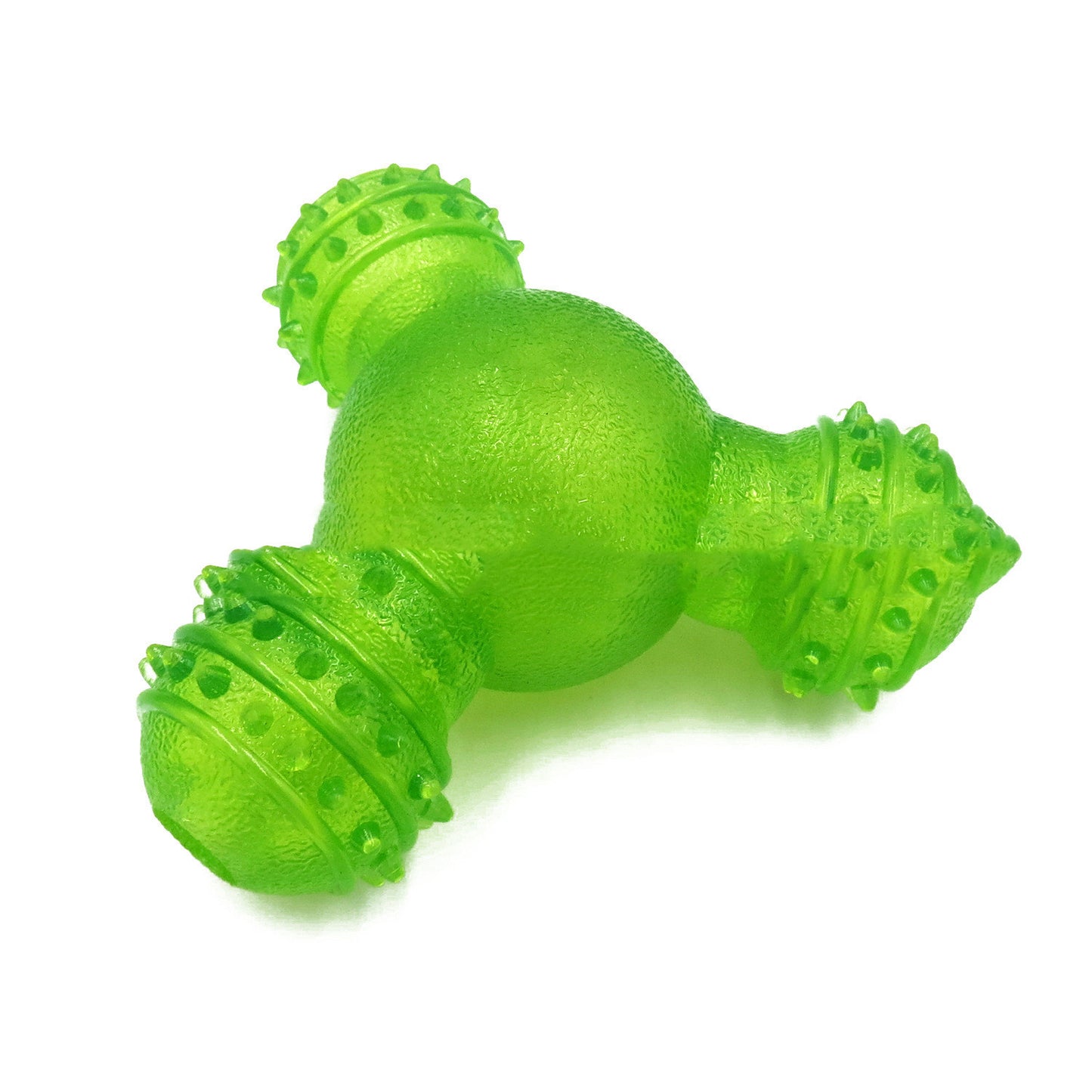 Three-hole Food Leakage Training, Molar Teeth Cleaning, Feeding Dogs, Creative Chewing Toys Purrfect Pawz