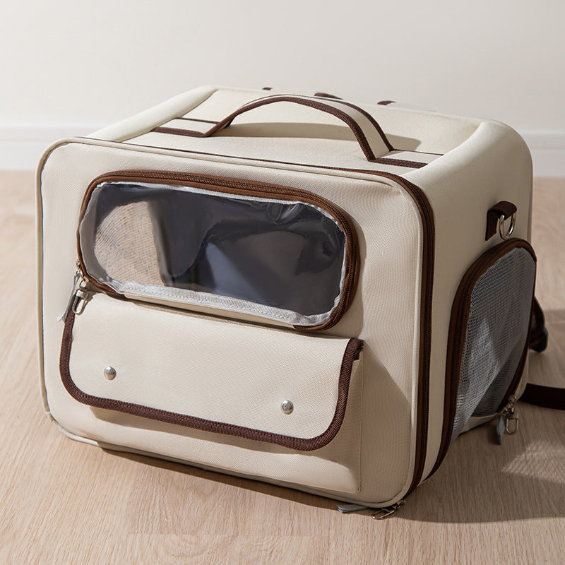 Large Capacity Dogs And Cats Backpack Light-proof Double Layer Purrfect Pawz