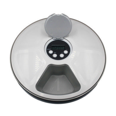Dogs Timing Six-grid Feeder Cat Quantitative Music Automatic Feeder Purrfect Pawz